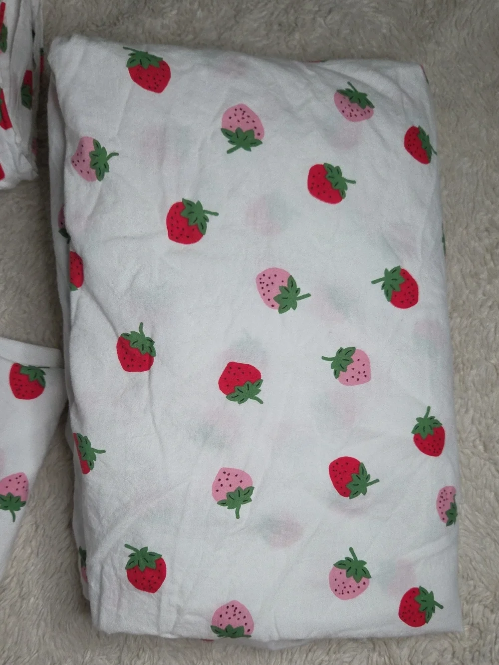 Kate Spade Strawberry Sheet Set Full Size